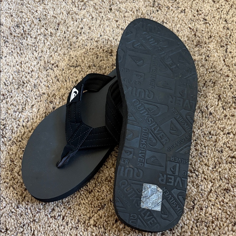 Quiksilver Dark Sandals with Logo - Picture 3 of 4